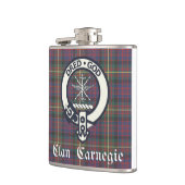 Flasques Tartan Clan Carnegie Crest (Gauche)