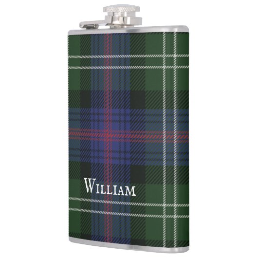 Flasques Tartan Clan Sutherland Plaid Vert Noir Rustique (Gauche)
