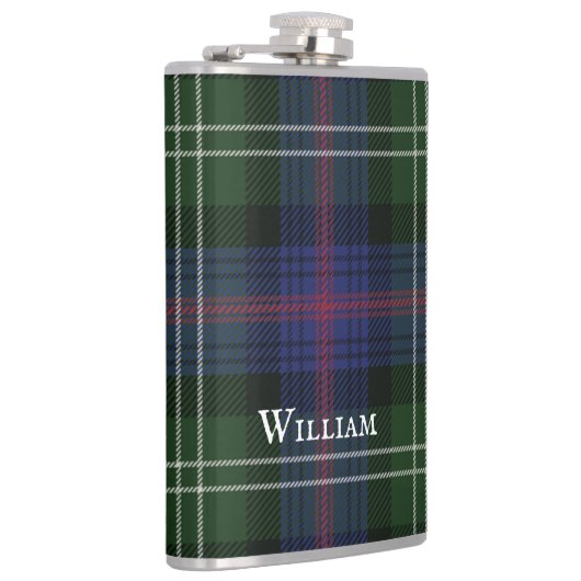Flasques Tartan Clan Sutherland Plaid Vert Noir Rustique (Droite)