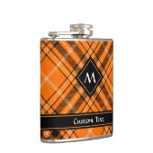 Flasques Tartan orange d'Halloween (Droite)