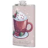 Flasques Tasse de chocolat chaud de Noël | Rose blush (Gauche)