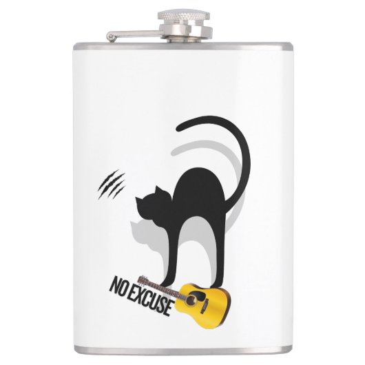 Flasques Tasse de thé pour chat sans excuse (Devant)