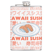 Flasques Taste of Japan Text & Sushi (Devant)