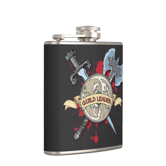 Flasques Tatouage du CHEF de GUILDE - épée, hache, et (Droite)