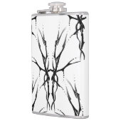 Flasques Tatouage Tribal du Cerf numérique noir et blanc (Gauche)