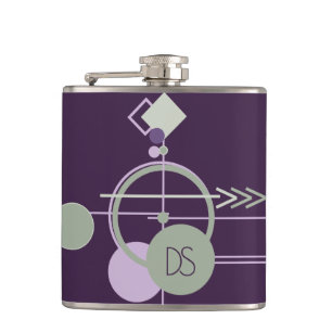Flasques Tattoos Bohème Purple Vert personnalisé
