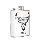 Flasques Taureau tribal noir et blanc / Ox (Droite)