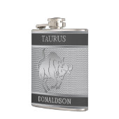 Flasques Taurus le taureau en noir et en argent Mesh (Gauche)