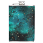 Flasques Teal galaxy Series Design 1 (Devant)