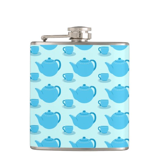 Flasques Teapot bleu classique (Devant)