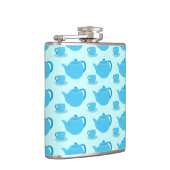 Flasques Teapot bleu classique (Droite)