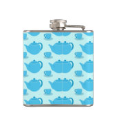 Flasques Teapot bleu classique (Dos)
