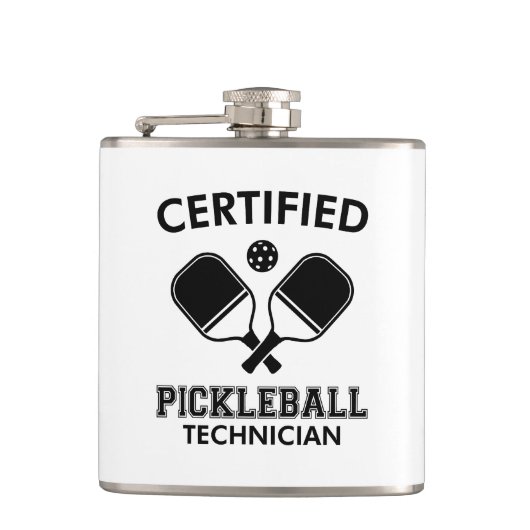 Flasques Technicien certifié en Pickleball (Devant)