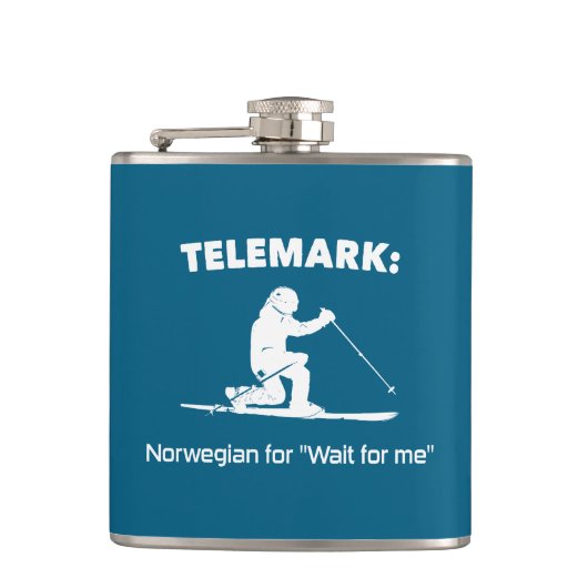 Flasques Télémark : Norvégien Pour "Attendre Pour Moi" (Devant)