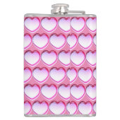 Flasques Temps de fête rose 'All Hearts' (Dos)