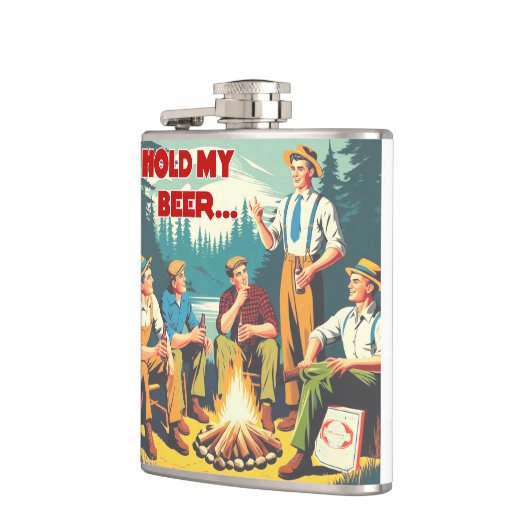 Flasques Tenez Mon Camping De Bières (Gauche)