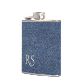 Flasques Tenue en denim monogrammé (Gauche)