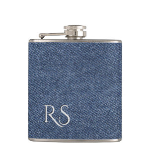 Flasques Tenue en denim monogrammé