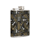 Flasques Termes et pièces d'échecs Argent et Or ID784 (Droite)