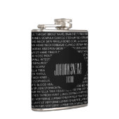 Flasques Terminologie Médicale personnalisée (Droite)