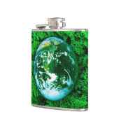 Flasques Terre verte - conscience écologique (Gauche)