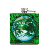 Flasques Terre verte - conscience écologique (Dos)