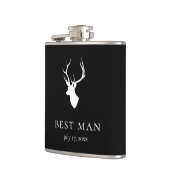 Flasques Tête de cerf blanc (Gauche)