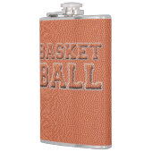 Flasques Texte et texture du basket-ball (Gauche)