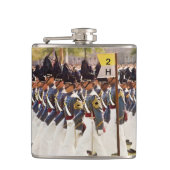 Flasques Texte personnalisable de cadets de West Point (Devant)
