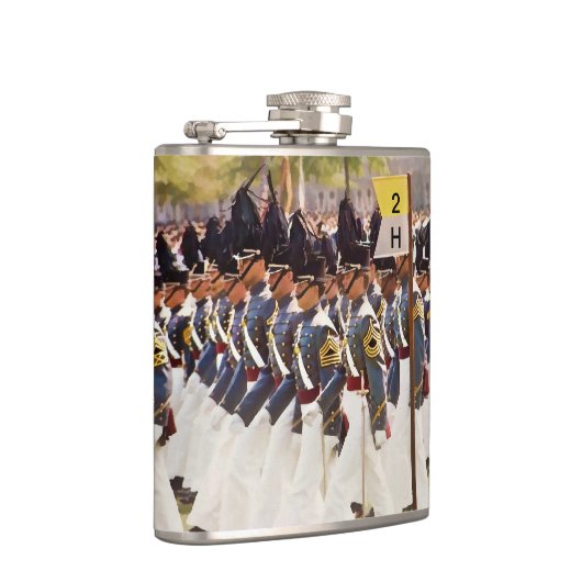 Flasques Texte personnalisable de cadets de West Point (Droite)