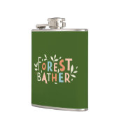 Flasques Texte personnalisé du segment de forêt (Gauche)