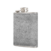 Flasques Texture blanche Twirl intégrée (Gauche)