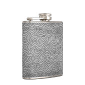 Flasques Texture blanche Twirl intégrée (Droite)