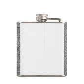 Flasques Texture blanche Twirl intégrée (Dos)