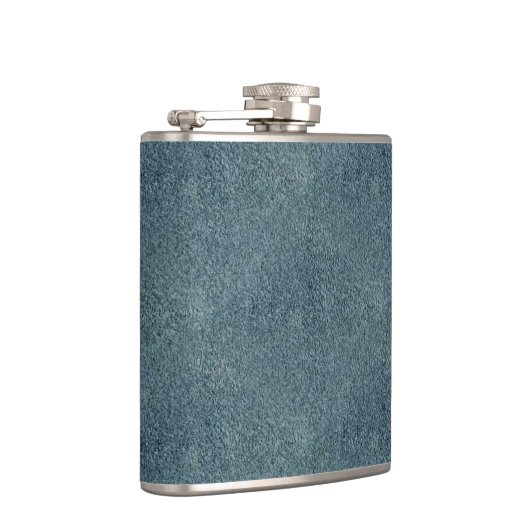 Flasques Texture bleue faite sur commande de rétro suède (Droite)