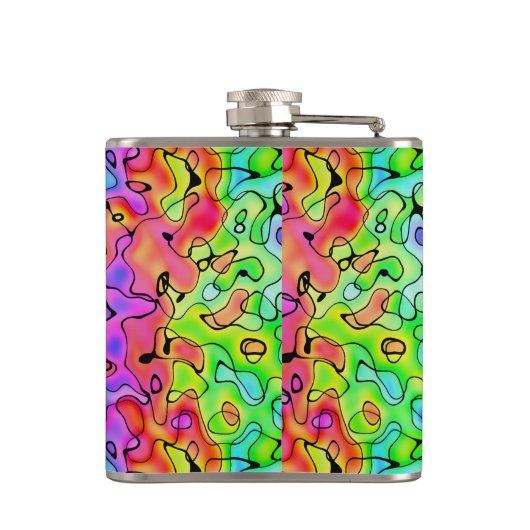 Flasques Texture colorée (Dos)