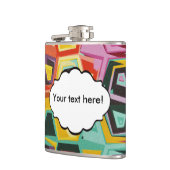 Flasques Texture colorée de trous (Gauche)