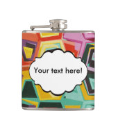 Flasques Texture colorée de trous (Devant)