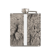 Flasques Texture Cool de la terre fissurée (Dos)