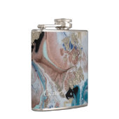 Flasques Texture cool en marbre d'or (Droite)