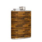 Flasques Texture de briques en bois (Droite)