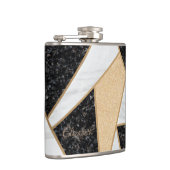 Flasques Texture de marbre géométrique cool (Droite)