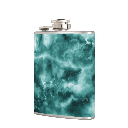 Flasques Texture de marbre vert-foncé (Gauche)