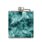 Flasques Texture de marbre vert-foncé (Dos)