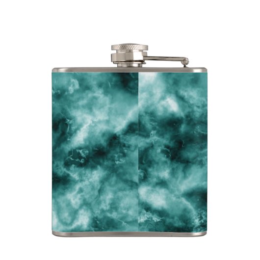 Flasques Texture de marbre vert-foncé (Dos)