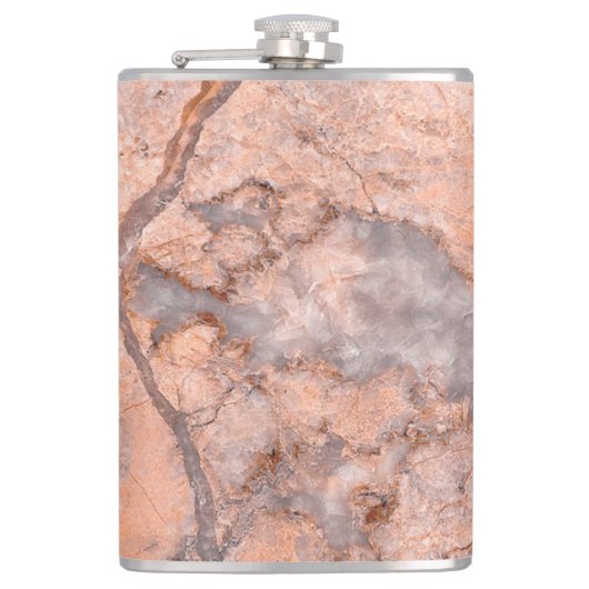 Flasques Texture de pierre de marbre tendance et cool (Devant)