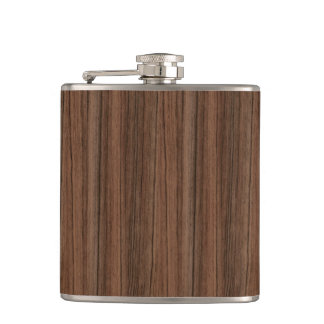 Flasques Texture en bois foncé