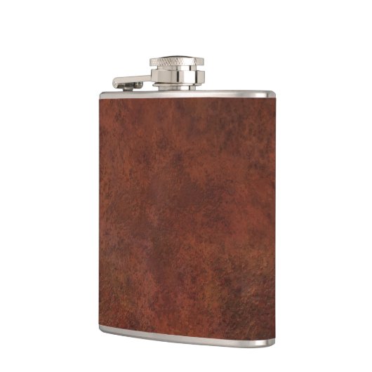 Flasques Texture en cuir grunge faite sur commande (Gauche)