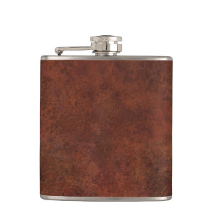 Flasques Texture en cuir grunge faite sur commande