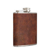 Flasques Texture en cuir grunge faite sur commande (Droite)